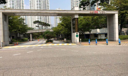 인천 청라 SK 뷰 아이들 안전을 위해 거실 유리 파티션 4MIL 투명 안전필름 시공