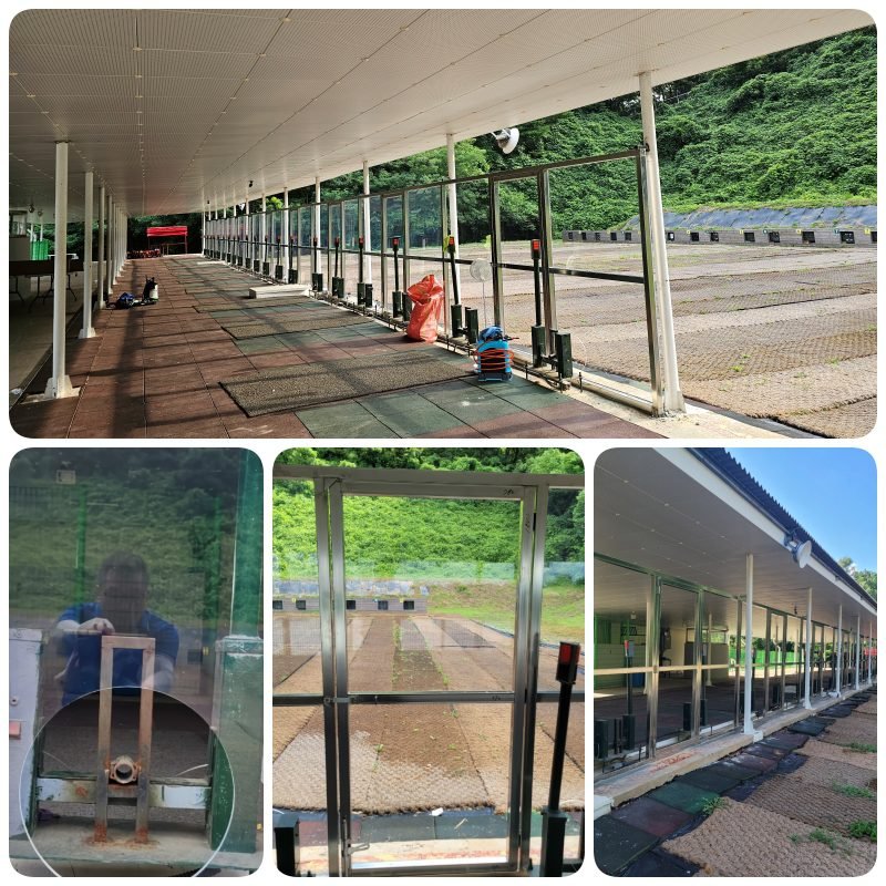 계양 예비군 사격장 방탄필름 시공