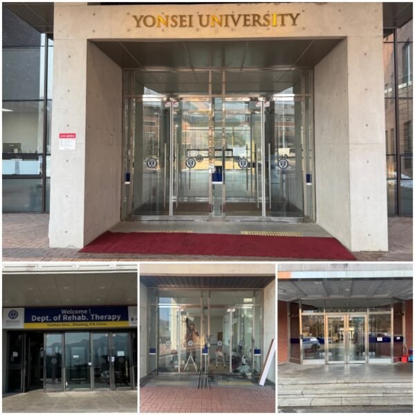 “유리가 깨져도 안 쏟아진다고?” 연세대 미래캠퍼스 안전 필름(비산방지필름) 시공 현장